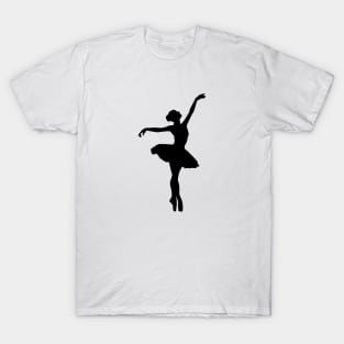 Ballet Ballerina - silhouette T-Shirt